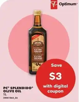 No Frills PC Splendido Olive Oil offer