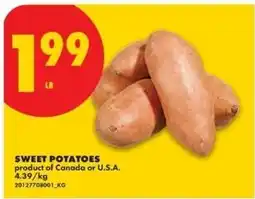 No Frills sweet potatoes offer