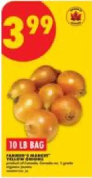 No Frills Farmer's Market yellow onions offer
