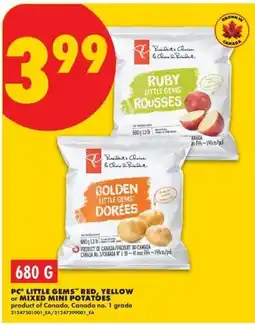 No Frills PC little gems red yellow or mixed mini potatoes offer