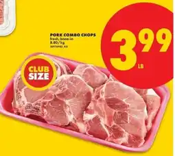 No Frills Pork combo chops offer