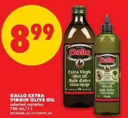 No Frills Gallo extra virgin olive oil offer