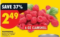 No Frills Raspberries offer