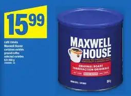 Maxi maxwell house ground coffee selected varieties offer