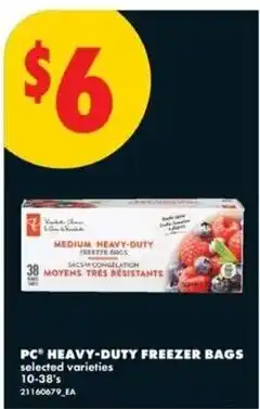 No Frills PC heavy-duty freezer bags offer