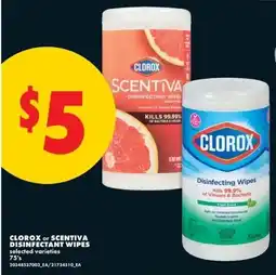 No Frills Clorox disinfectant wipes offer