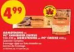 No Frills Armstrong pc shredded cheese offer