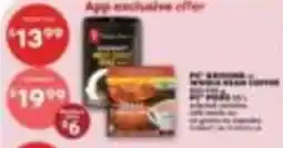 No Frills pc whole bean coffee offer