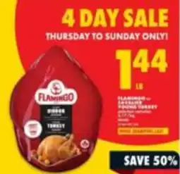 No Frills Flamingo young turkey offer
