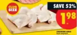 No Frills chicken legs offer