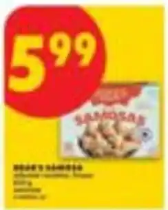 No Frills beef samosas offer