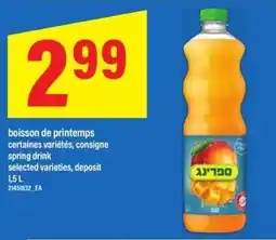 Maxi spring drink selected varieties offer