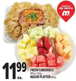 Metro Fresh Carousels Nacho Platter offer