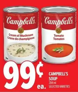 Metro Campbell's soup offer