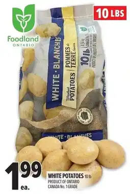 Metro Foodland white potatoes offer
