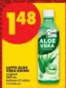 No Frills Lotte aloe vera drink offer