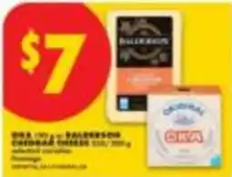 No Frills Oka cheddar cheese offer