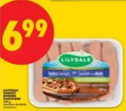 No Frills Lilydale turkey dinner sausages offer
