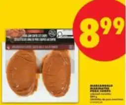 No Frills marcabello marinated pork chops offer