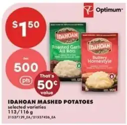 No Frills Idahoan mashed potatoes offer