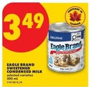 No Frills eagle brand sweetened condensed milk offer