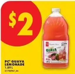 No Frills PC guava lemonade offer