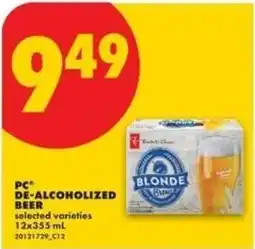 No Frills PC de-alcoholized beer offer