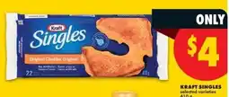 No Frills Kraft singles original cheddar offer