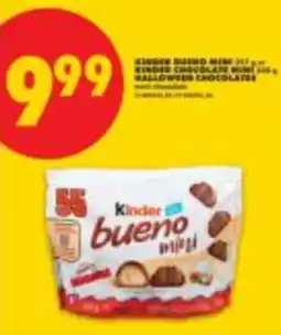 No Frills Kinder bueno mini offer