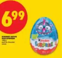 No Frills Kinder halloween offer