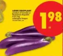 No Frills Long eggplant offer