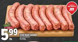Metro Store Made Sausages offer