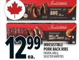 Metro Irresistible pork back ribs offer