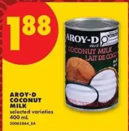No Frills Aroy-d coconut milk offer