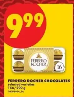 No Frills Ferrero rocher chocolates offer