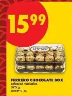 No Frills Ferrero chocolate box offer