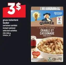 Maxi Quaker instant oatmeal offer