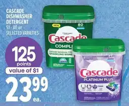 Metro Cascade dishwasher detergent offer