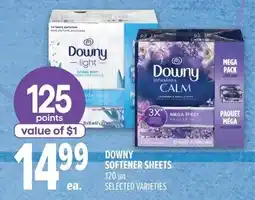 Metro Downy softener sheets offer