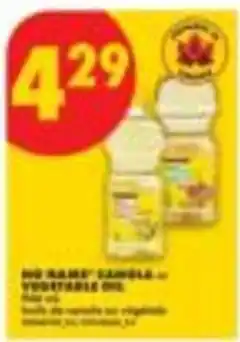 No Frills No Name vegetable oil offer