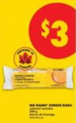 No Frills No Name cheese bars offer
