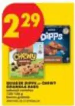 No Frills Quaker Dipp's Chewy Granola Bars offer