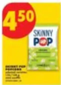 No Frills Skinny Pop popcorn offer