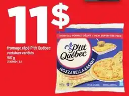 Maxi P'tit Québec fromage râpé offer