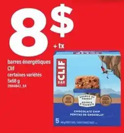 Maxi Clif bar certaines variétés offer