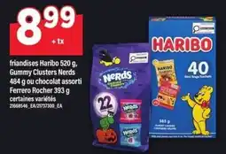 Maxi Haribo gummy clusters nerds ferrero rocher offer