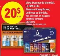 Maxi Brasseur de Montréal sélection du quartier offer