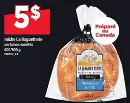 Maxi La Baguetterie miche offer