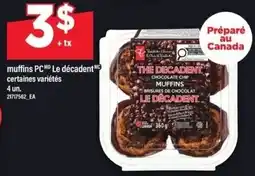 Maxi PC muffins Le décadent offer