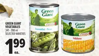 Metro Green Giant Vegetables offer